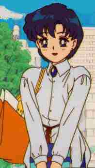 Ami in normal clothes with books