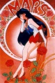 Sailor Mars with Mars written over her