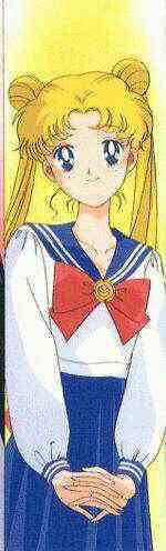 Serena in her school uniform